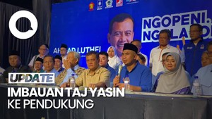 Video: Taj Yasin Minta Pendukung Tak Rayakan Euforia