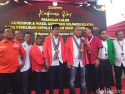 Danny Ungkit Pengalaman Head to Head-Kotak Kosong Usai Daftar Pilgub Sulsel