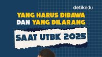 Infografis: Ini Hal yang Harus Dibawa dan Dilarang Saat UTBK SNBT 2025!