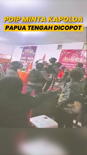 Video PDIP Minta Kapolda Papua Tengah Dicopot Buntut Kericuhan Rekapitulasi
