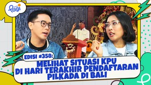 Melihat Situasi KPU di Hari Terakhir Pendaftaran Pilkada di Bali